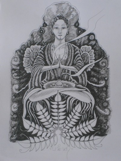 'Meditating' by Yaniq